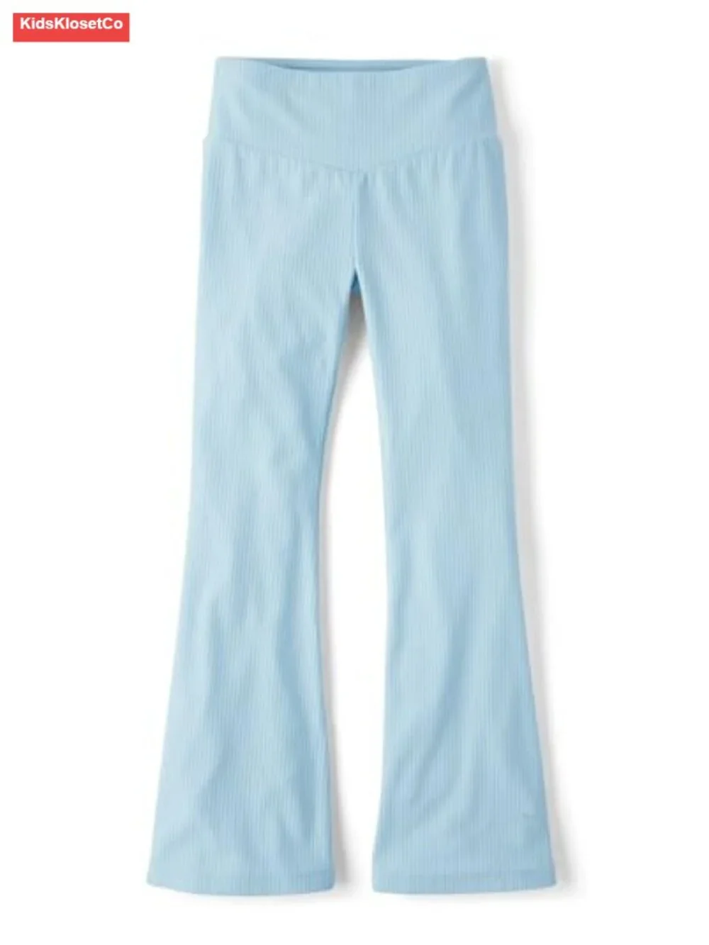 High Rise Flare Leggings Girls Nylon Spandex Pull On